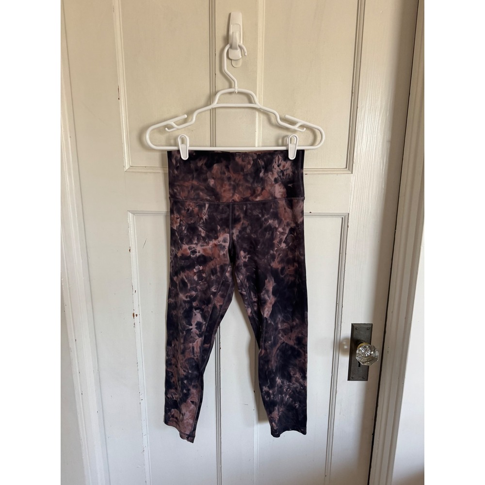 Lululemon Align High-Rise leggings in a Diamond Dye Graphite Grey Pink Pastel